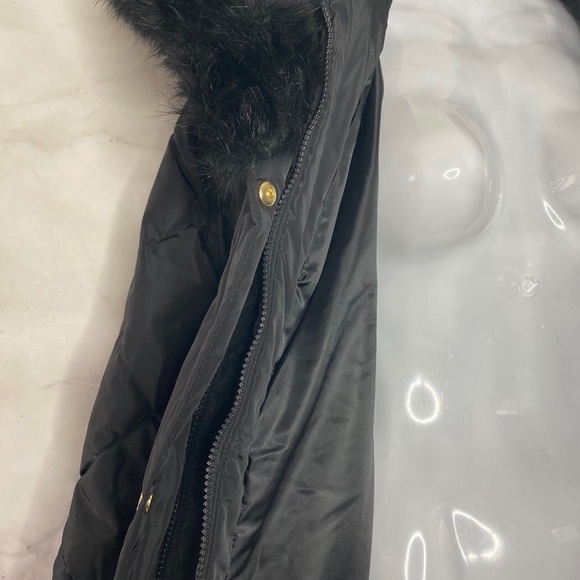 NEW LAUREN RALPH LAUREN QUILTED PARKA BLACK DOWN - Picture 9 of 16
